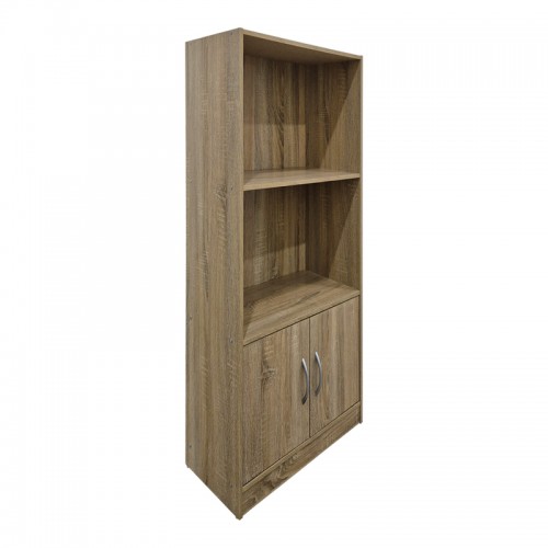 Βιβλιοθήκη Tekaro Pakoworld Sonoma 60X30X120Εκ