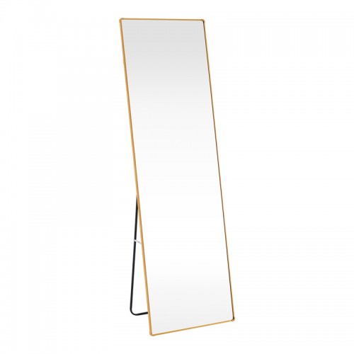 Καθρέπτης Moira Pakoworld Αλουμίνιο Χρυσό 50X28X160Εκ