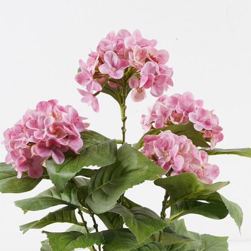 Διακοσμητικό Φυτό Σε Γλάστρα Hydrangea Inart Ροζ Φ35X50Εκ