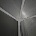Κιόσκι Gazebo Pakoworld Μεταλλικός Σκελετός - Ύφασμα Ανθρακί 3X3M