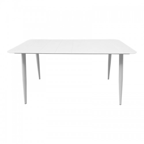 Τραπέζι Vista Pakoworld Αλουμίνιο Σε Λευκη Απόχρωση 150X80X72Εκ