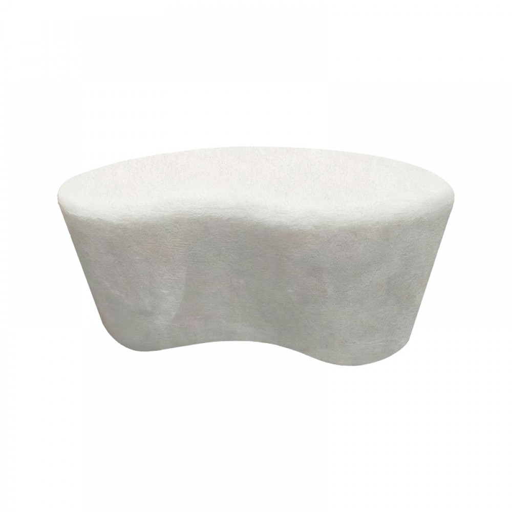 Τραπέζι Σαλονιού Fedris Pakoworld Mdf Λευκό 80X70X34Εκ