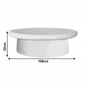 Τραπέζι Σαλονιού Herona Pakoworld Mdf Λευκό 100X60X32Εκ