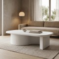 Τραπέζι Σαλονιού Verven Pakoworld Mdf Λευκό 120X60X32Εκ