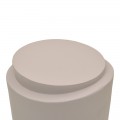 Βοηθητικό Τραπέζι Fortox Pakoworld Mgo Cappuccino Φ40X49.5Εκ