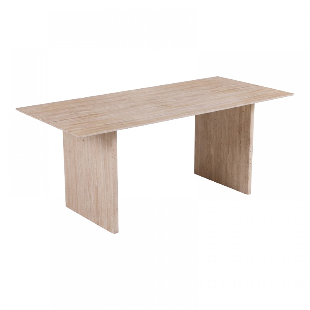 Τραπέζι Releno Pakoworld Sintered Stone Σε Όψη Τραβερτίνας 180X90X75Εκ